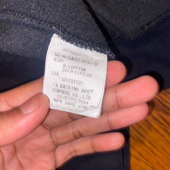 Full zip up bape hoodie - Picture 6 of 6